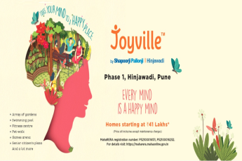 Book homes starting @ Rs. 41 Lacs at Shapoorji Pallonji Joyville in Pune
